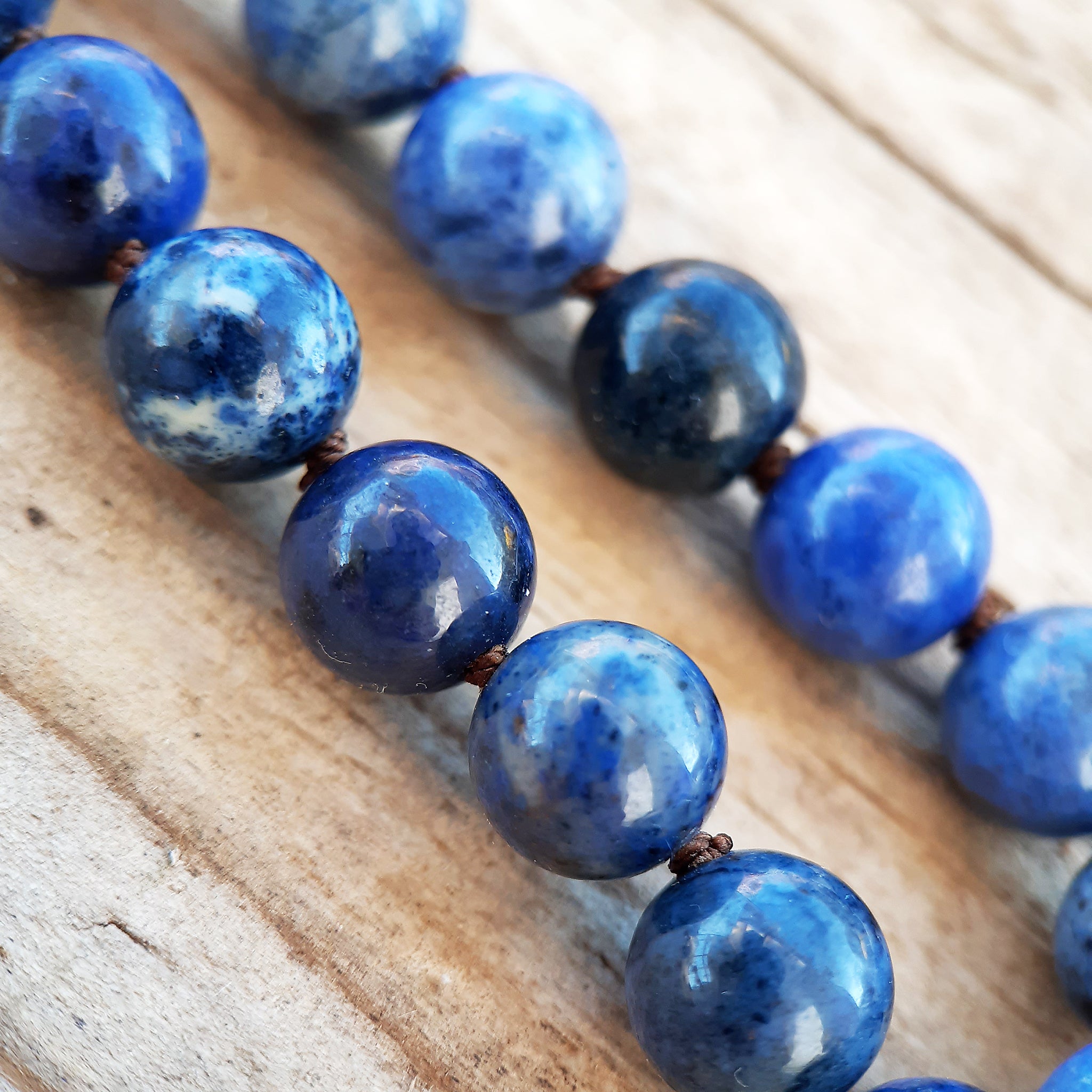 8mm Dumortierite beads